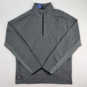 RLX Ralph Gray Wicking Quarter Zip Golf Pullover Men's Sz Medium NWT 188